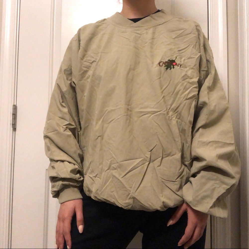 Vintage tan windbreaker